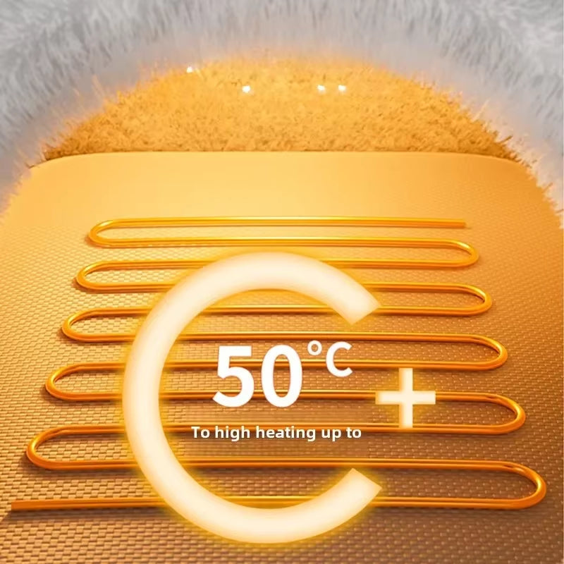 Heated Cat House Warm Comfortable Heated Pet Bed Cozy Plush Nest for Felines Well-Being Heated Bed Insulated Cat Nest