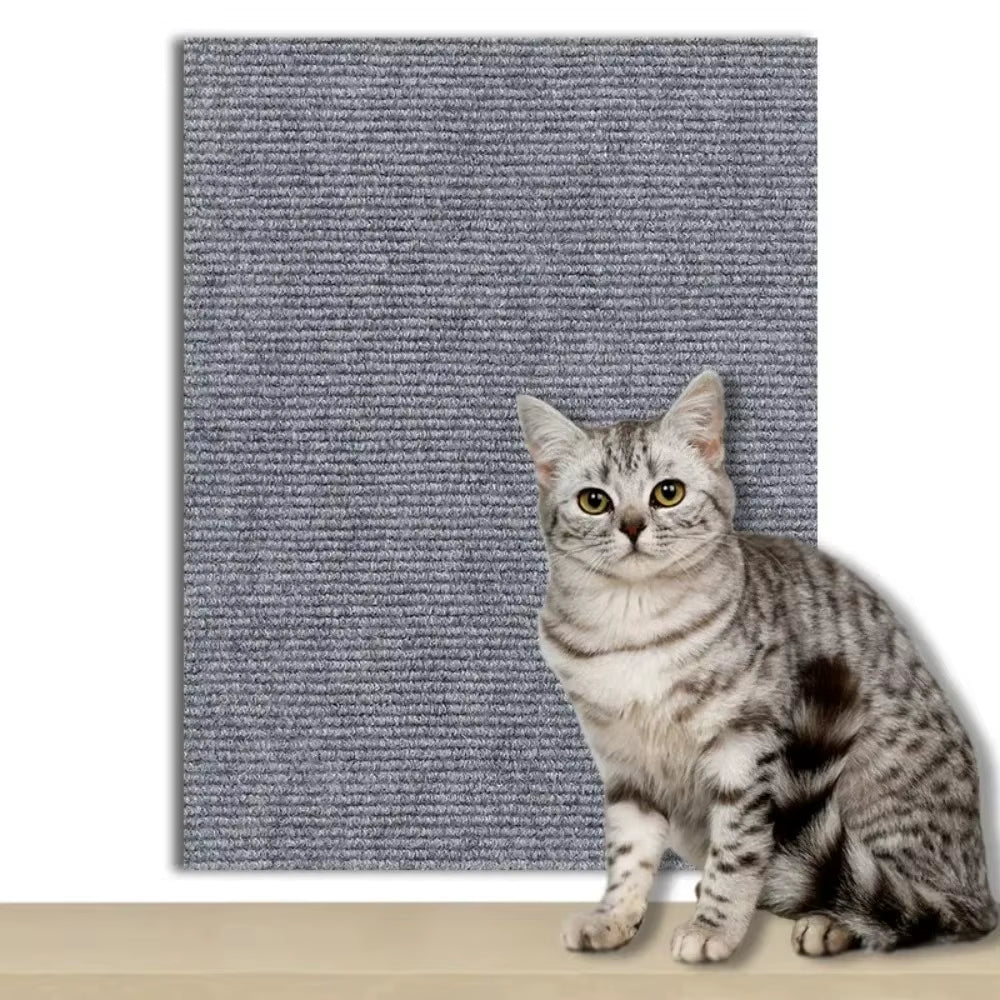 Trimmable Cat Scratcher Sofa Protector Cats Scratcher Pad Board Protection Self-Adhesive Carpet DIY Cat Scratch Mat